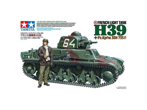 Tamiya prancūzų lengvasis tankas H39 1/35 plastikinis modelis