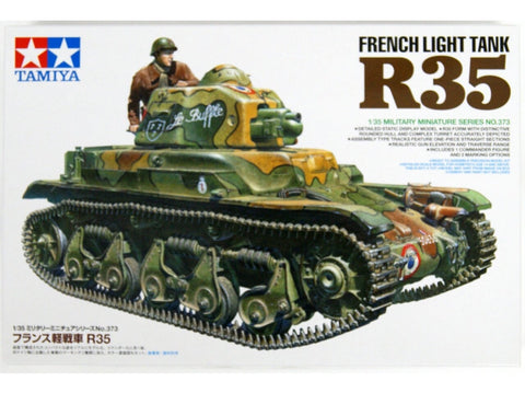 Tamiya prancūziškas lengvasis tankas R35 1/35 plastikinis rinkinys