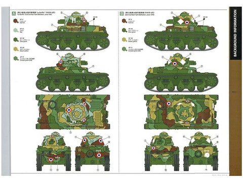 Tamiya prancūziškas lengvasis tankas R35 1/35 plastikinis rinkinys