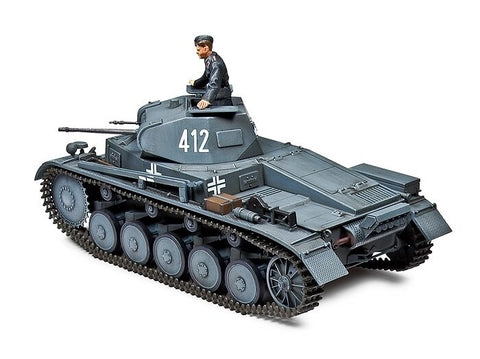 Tamiya vokiečių Panzer II Ausf. A/B/C (Sd.Kfz.121) 1/48 plastikinis modelis