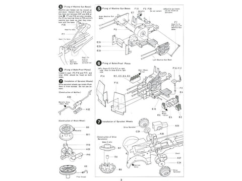 Vokiečių 8 t pusvikšris Sd.Kfz. 7/1 su 20 mm Flakvierling, 1/35 Tamiya (35050)