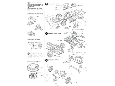 Vokiečių 8 t pusvikšris Sd.Kfz. 7/1 su 20 mm Flakvierling, 1/35 Tamiya (35050)