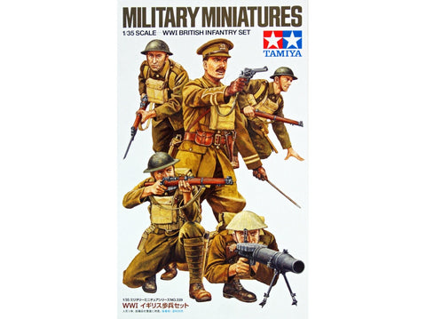 Tamiya Britų pėstininkai WWI 1/35 figūrėlių rinkinys 35339