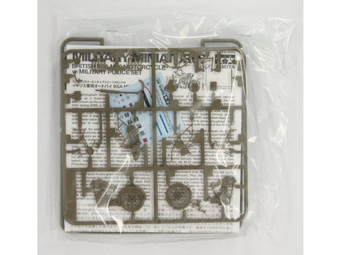 Tamiya BSA M20 britų motociklas su karo policija 1/35 plastikinis modelis
