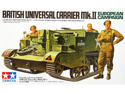 Tamiya Britų Universal Carrier Mk.II, 1/35 mastelio plastikinis modelis