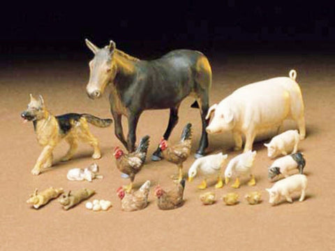 Tamiya Livestock gyvulių rinkinys 1/35 (35128) dioramoms