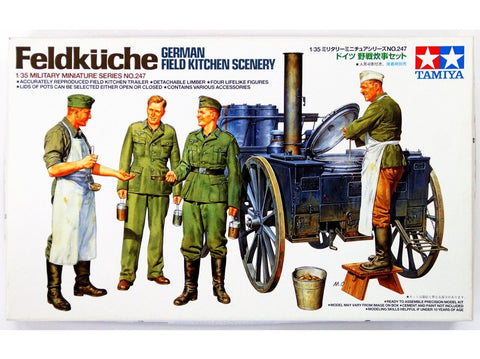 Tamiya 1/35 Vokiečių lauko virtuvė Feldküche – plastiko rinkinys 35247