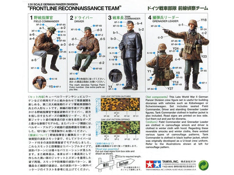 Tamiya vokiečių Panzer divizijos žvalgybos būrys 1/35