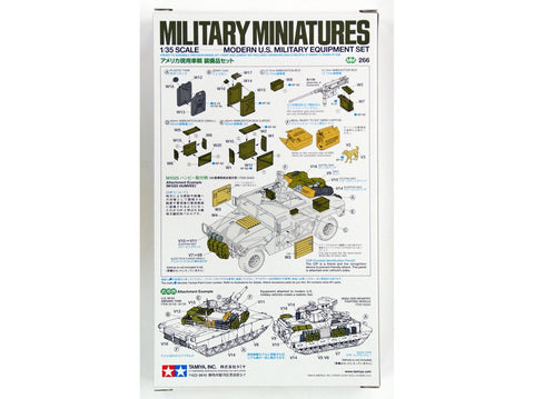 Tamiya Šiuolaikinės JAV kariuomenės ekipuotės rinkinys 1/35 (35266)