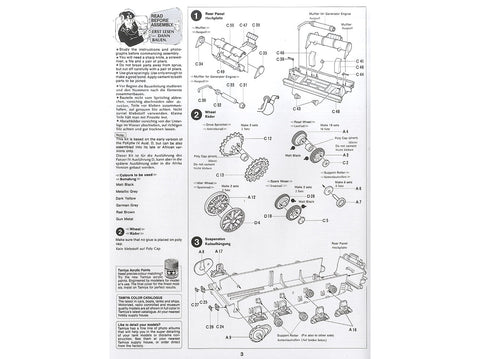 Tamiya Pz.Kpfw. IV Ausf.D 1/35 vokiečių tanko plastikinis rinkinys