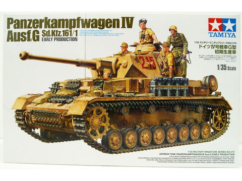 Tamiya vokiškas tankas Panzer IV Ausf. G 1/35 plastikinis rinkinys