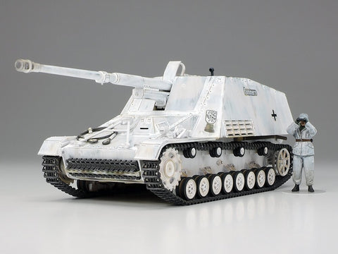Tamiya Nashorn 1/48 – vokiečių tankų naikintuvas, plastikinis modelis