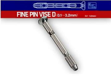 Tamiya grąžtelių laikiklis Fine Pin Vise D 0,1–3,2 mm (74050)