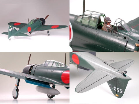 Tamiya Mitsubishi A6M5 Zero Model 52 lėktuvas 1/32 surinkimo rinkinys