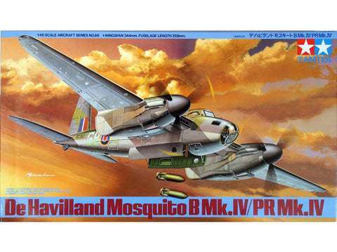 Tamiya De Havilland Mosquito B/PR Mk.IV lėktuvas 1/48