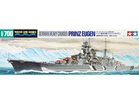 Tamiya Vokiečių sunkusis kreiseris Prinz Eugen 1/700 surenkamas modelis 31805