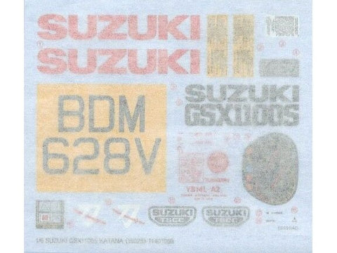 Tamiya Suzuki GSX1100S Katana 1981 1:6 surenkamas plastikinis motociklo modelis