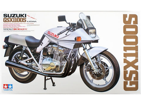 Tamiya Suzuki GSX1100S Katana 1981 1:6 surenkamas plastikinis motociklo modelis