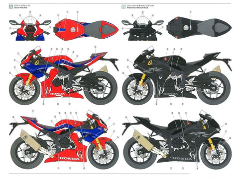 Tamiya Honda CBR1000RR-R Fireblade SP 1/12 plastikinis surinkimo rinkinys