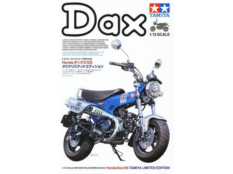 Tamiya Honda Dax 125 riboto leidimo 1/12 surenkamas modelis
