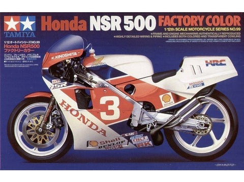 Tamiya Honda NSR500 Factory Color 1/12 plastikinis surinkimo rinkinys