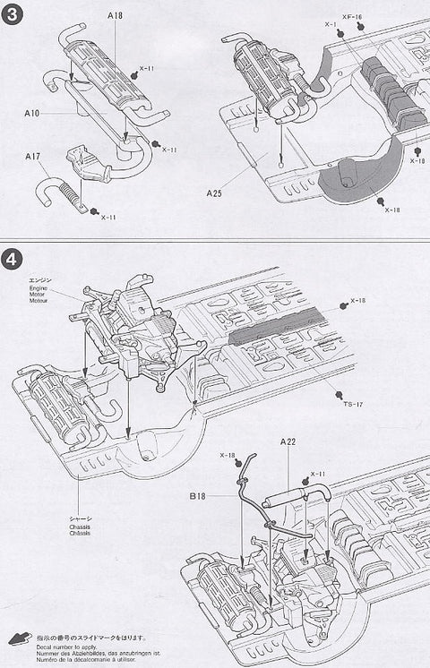 Tamiya Honda NSX 1:24 plastikinis modeliavimo rinkinys