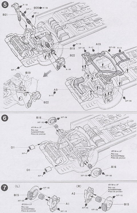 Tamiya Honda NSX 1:24 plastikinis modeliavimo rinkinys