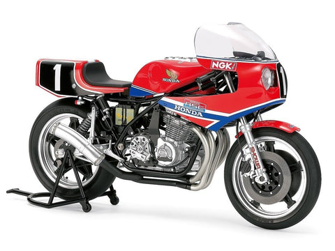 Tamiya Honda RS1000 ištvermės lenktynių motociklas 1981 1/12