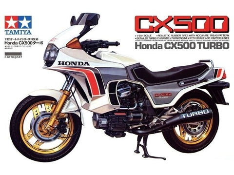 Tamiya Honda CX500 Turbo 1/12 motociklo plastikinis modelis