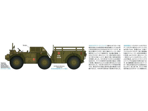 Tamiya M561 Gama Goat JAV 6x6 sunkvežimis, 1/35 plastikinis rinkinys