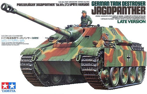 Tamiya Jagdpanther Sd.Kfz.173 vėlyva versija 1/35 plastikinis rinkinys