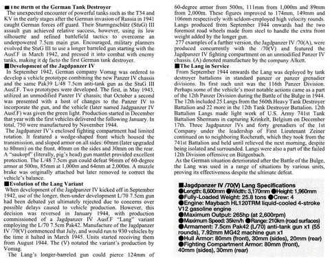 Tamiya Jagdpanzer IV/70(V) Lang 1/35 plastikinis surenkamas modelis 35340