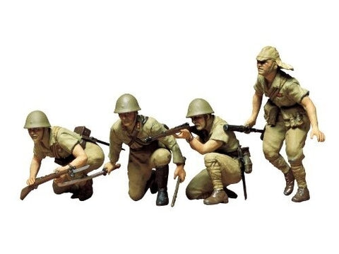 Tamiya Japonų armijos pėstininkai 1/35 – surenkamų figūrų rinkinys (35090)