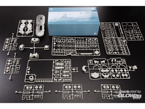 Glow2B Yamato japonų mūšinis laivas 1:200 plastikinis surenkamas rinkinys