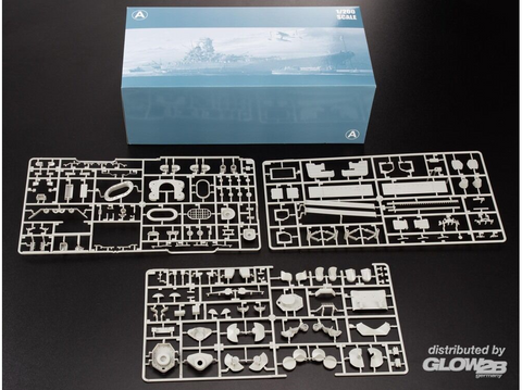 Glow2B Yamato japonų mūšinis laivas 1:200 plastikinis surenkamas rinkinys