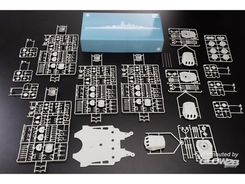 Glow2B Yamato japonų mūšinis laivas 1:200 plastikinis surenkamas rinkinys