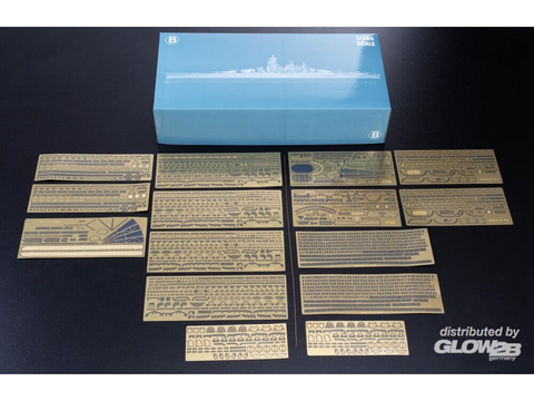 Glow2B Yamato japonų mūšinis laivas 1:200 plastikinis surenkamas rinkinys