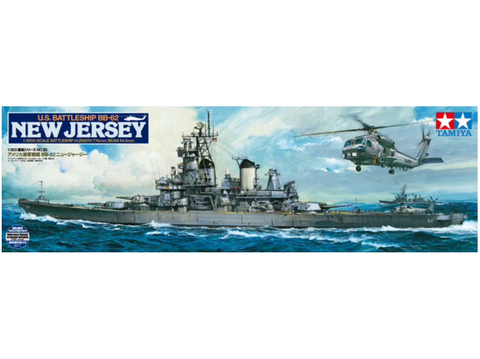 Tamiya USS New Jersey BB-62 mūšinis laivas 1/350 plastikinis rinkinys