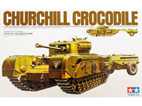 Tamiya Churchill Mk VII Crocodile 1/35 plastikinis tanko modelio rinkinys