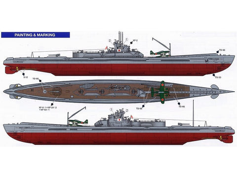 Tamiya japonų povandeninis laivas I-400 1/350 plastikinis rinkinys