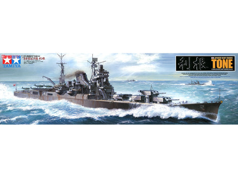 Tamiya IJN TONE sunkusis kreiseris 1/350 plastikinis modelis (78024)