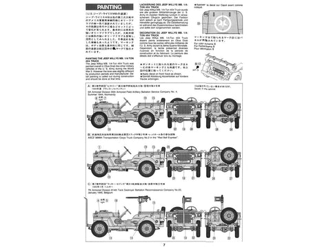 Jeep Willys MB 1/35 plastikinis karinio džipo modelis rinkiniui