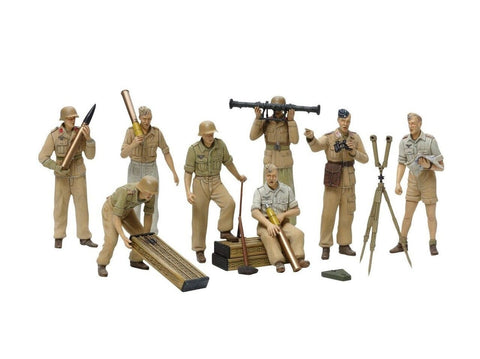 Tamiya Afrikos korpuso Luftwaffe artilerijos įgula 1/35 (35343)
