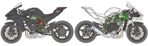 Tamiya Kawasaki Ninja H2R 1/12 plastikinis motociklo modelis