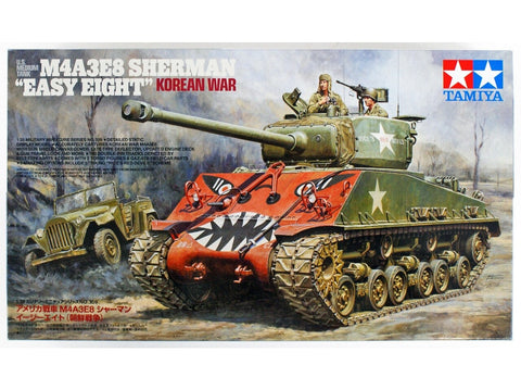 Tamiya M4A3E8 Sherman Easy Eight 1/35 tanko modelis (Korėjos karas)