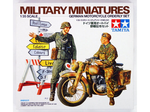 Tamiya Vokiečių motociklininkų kurjerių plastikinis modelis 1/35 (35241)