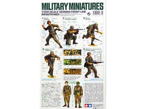 Tamiya Vokiečių pėstininkai fronte 1/35 plastikinis rinkinys 35196