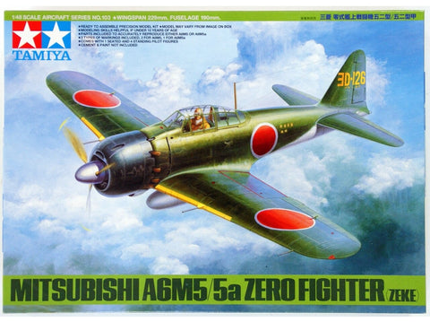 Tamiya Mitsubishi A6M5/5a Zero (Zeke) naikintuvas 1/48 plastikinis modelis