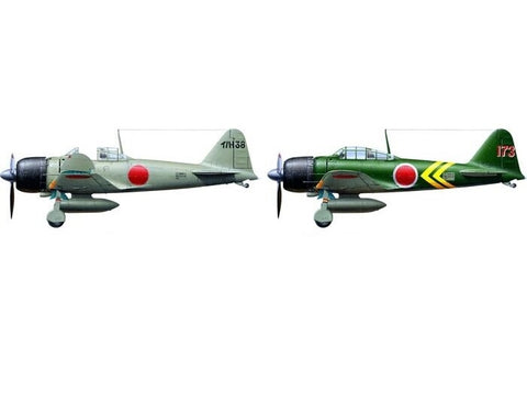 Tamiya Mitsubishi A6M3/3a Zero Fighter 1/48 – plastikinis modelis