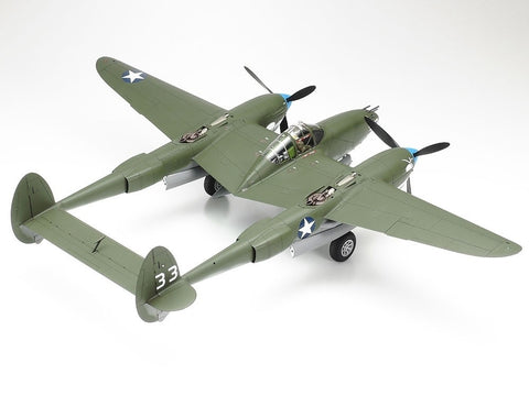 Tamiya Lockheed P-38 F/G Lightning 1/48 lėktuvo modelio rinkinys